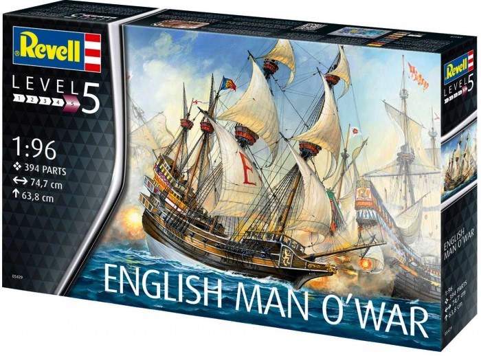 05429 Revell Парусный корабль English Man O'War 1/96