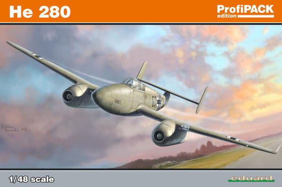 8068 Eduard Самолет He 280 (ProfiPACK) 1/48