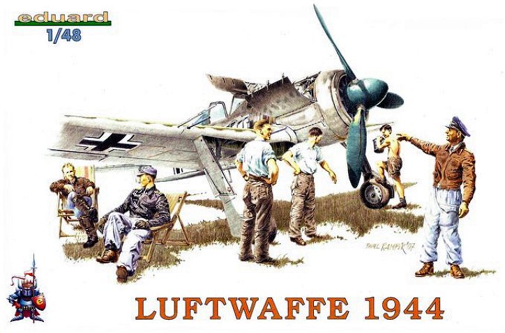 8512 Eduard LUFTWAFFE FIGHTER CREW 1944 1/48