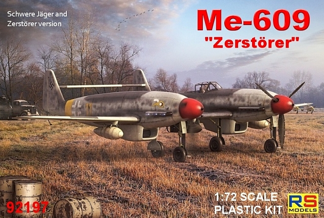 92197 RS Models Самолет Me-609 "Zerstorer" 1/72