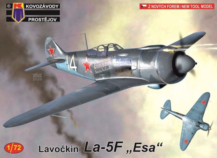 0175 Kovozavody Prostejov Самолёт La-5F „Aces“ 1/72