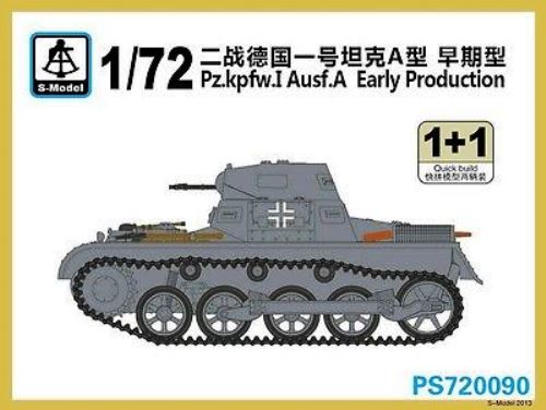 PS720090 S-Model Танк Pz.kpfw.I Ausf.A Early Prod. Масштаб 1/72