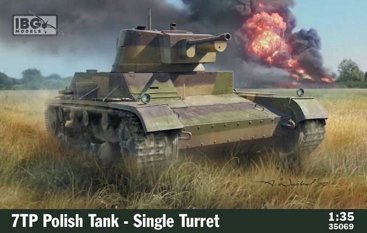 35069 IBG Models 7TP Polish Tank Single Turret 1/35
