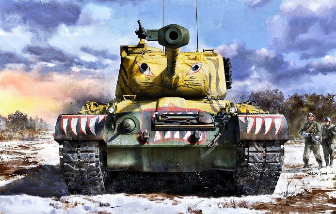2117 Takom Американский танк M46 Patton 1/35
