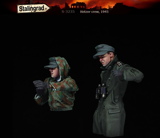 3235 Stalingrad  Германский экипаж Хетцера 1945 г 1/35