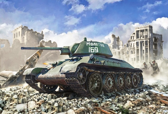 6570 Italeri Танк Т-34/76 мод. 1943г. 1/35