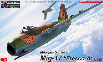 4823 Kovozavody Prostejov Самолёт Mig-17 "Fresco-A" USSR 1/48