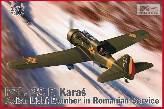 72510 IBG Models PZL 23B KARAS Romanian Service 1/72