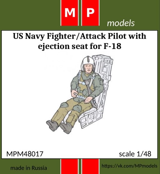 MPM48017 MP Models Пилот F-18 1/48