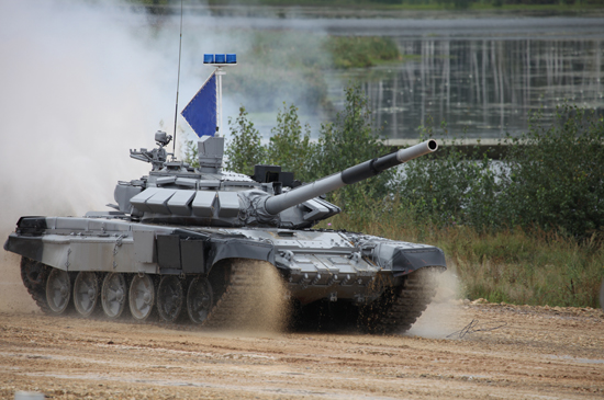 Сборная модель  09510 Trumpeter Российский танк Т-72Б3М