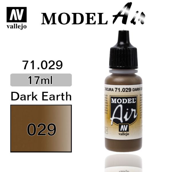 V-71029 Vallejo Краска Model Air Темная земля 17 мл
