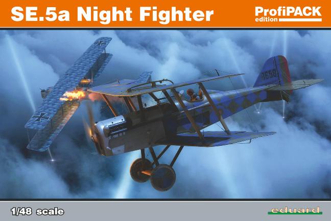 82133 Eduard Самолет-биплан SE.5a Night Fighter (ProfiPACK) 1/48