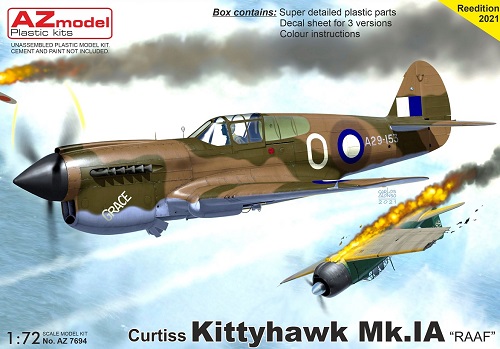 7694 AZmodel Самолёт Kittyhawk Mk.Ia RAAF 1/72