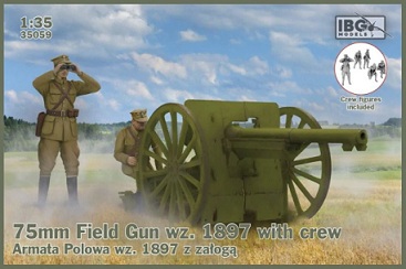 35059 IBG Models Пушка 75mm Field Gun 1897 с расчётом 1/35