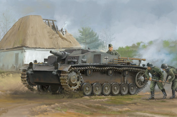 CB35118 Bronco Models Самоходное орудие Sturmgeschutz III Ausf E (SdKfz 142) 1/35