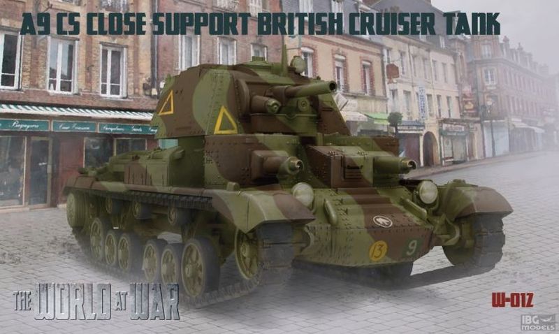 WAW012 IBG models A9 Close Support British Cruiser Tank 1/72