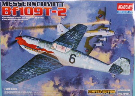 Сборная модель 12225 Academy Самолет Messerschmitt Bf-109 T-2 