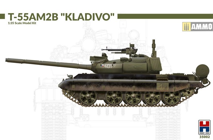 H2K35002 Hobby 2000 Танк T-55AM2B "Kladivo" (+ бонус) 1/35