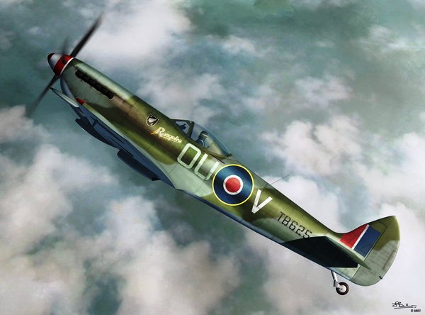 Сборная модель 72052 Sword Самолет Spitfire LF Mk.XVIe 