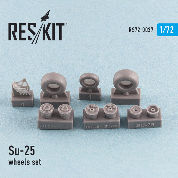 RS72-0037 RESKIT Su-25 wheels set 1/72