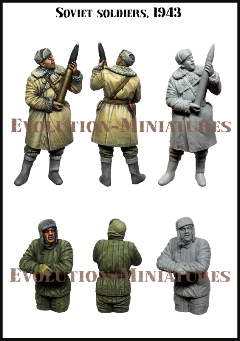 EM35234 Evolution Miniatures Советские солдаты, 1943 1/35