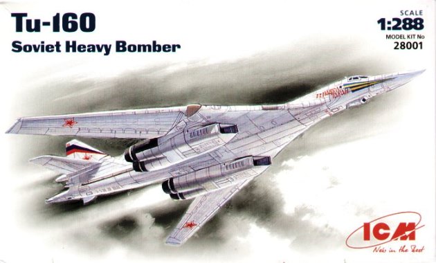 Сборная модель 28001 ICM Сверхзвуковой стратегический бомбардировщик 