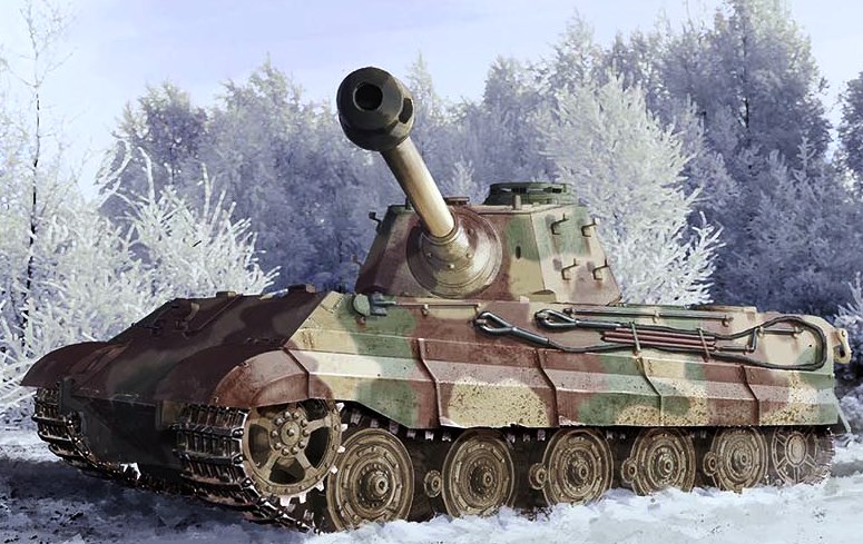 6900 Dragon Немецкий танк King Tiger (Late) w/Pattern track s.Pz.Abt.506 (Ardennes 1944) 1/35