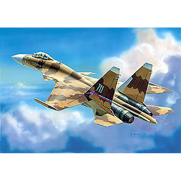 7241ПН Звезда Подарочный набор Российский истребитель Су-37 Масштаб 1/72