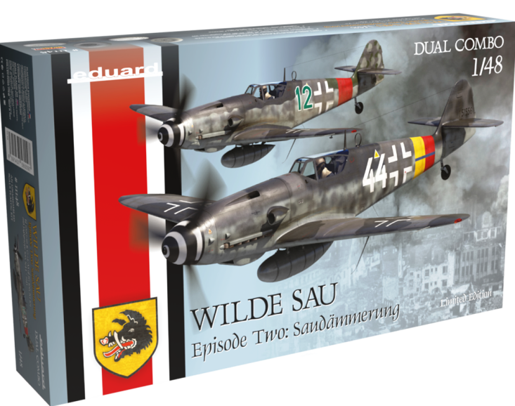 11148 Eduard Немецкие истребители Bf 109G-10 и G-14/AS Dual Combo (ProfiPACK) 1/48