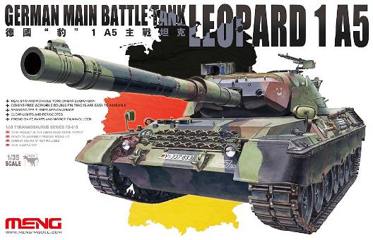 Сборная модель TS-015 MENG Model Танк Leopard 1 A5 
