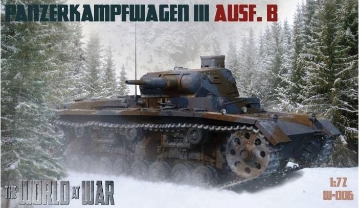 WAW006 IBG models Немецкий танк Pz.Kpfw. III Ausf. B 1/72