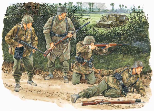 6155 Dragon Боевая группа фон Лука. Нормандия 1944 г 1/35