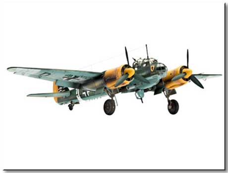 Сборная модель 04672 Revell Германский самолёт "Junkers Ju88 A-4 Bomber" 