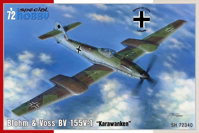 72340 Special Hobby Самолет Blohm und Voss BV 155V-1 "Karawanken" 1/72
