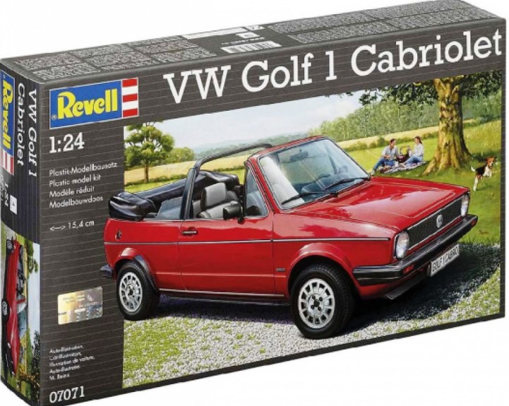 07071 Revell Автомобиль VW Golf 1 Cabriolet 1/24