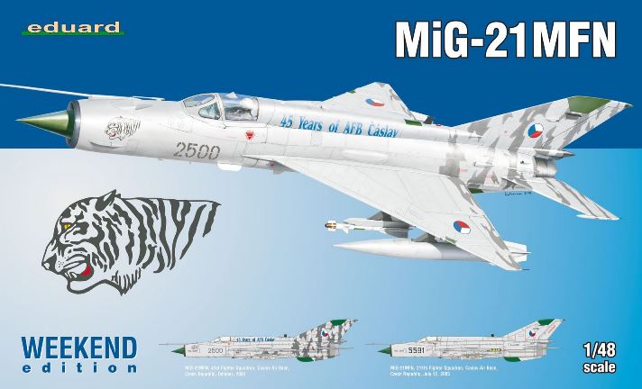 84128 Eduard Советский самолёт MiG-21MFN (weekend edition) 1/48