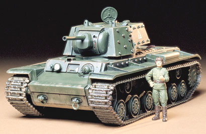 35142 Tamiya Советский танк КВ-1Б 1940 года с (1 фигурой) 1/35