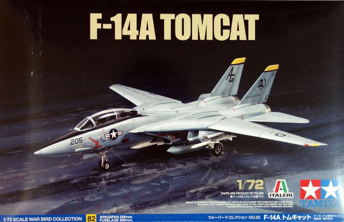 60782 Tamiya Самолет F-14A TOMCAT 1/72