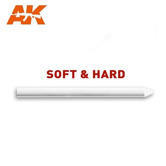 AK4185 AK Interactive Белый графитовый карандаш для имитации царапин WHITE CHALK LEAD (HARD)