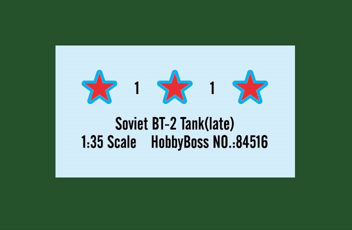 84516 Hobby Boss Советский танк БТ-2 (Поздний) 1/35