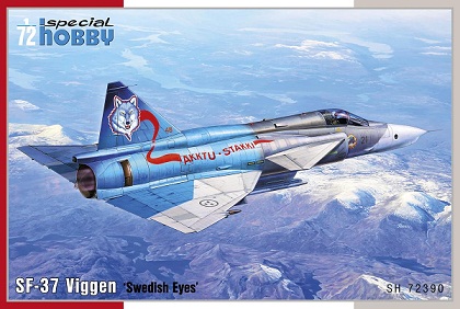 72390 Special Hobby Самолет SF-37 Viggen Recce 1/72