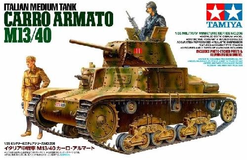 Сборная модель 35296 Tamiya Итальянский танк CARRO ARMATO M13/40 (2 фигуры)  