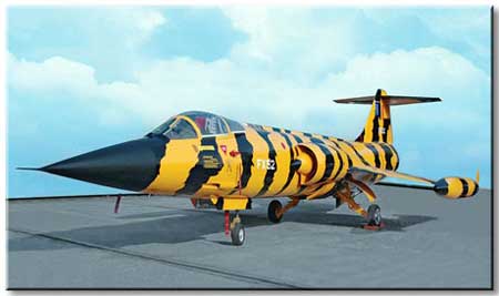 Сборная модель 04668 Revell Германский самолёт "F-104G Starfighter" 