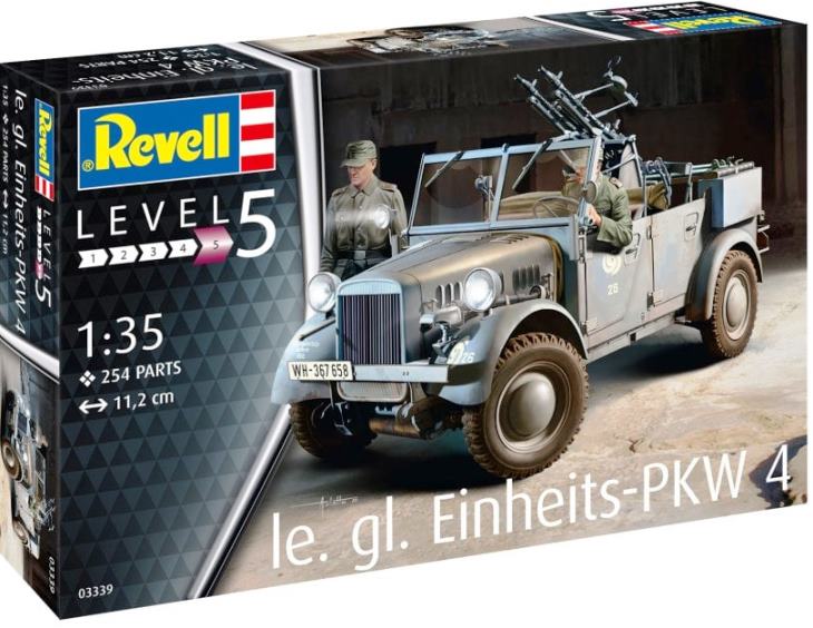 03339 Revell Военный автомобиль Le. gl. Einheits-PKW 4  1/35