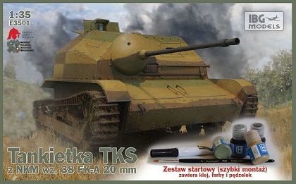 E3501 IBG Models TKS Tankietka (набор с красками) 1/35