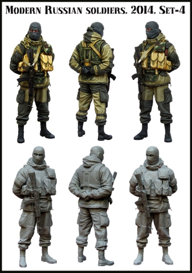 EM35111 Evolution Miniatures Современный российский солдат (2014 год) Масштаб 1/35