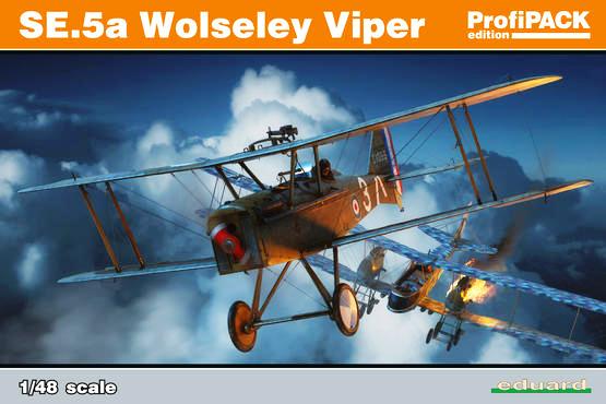 82131 Eduard Самолет-биплан SE.5a Wolseley Viper (ProfiPACK) Масштаб 1/48